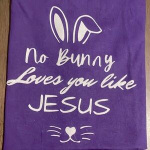 “NO BUNNY LOVES YOU LIKE JESUS” Tee short sleeve / PURPLE